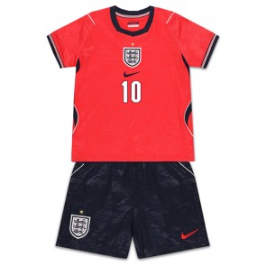 England Jude Bellingham #10 Udebanetrøje Børn VM 2026 Kortærmet (+ Korte bukser)